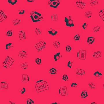 Set Data analysis, Financial growth, Server and Search cloud computing on s.. 스톡 일러스트