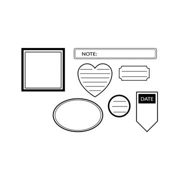 Set of date icons. Vector illustration eps 10 Stock Illustration