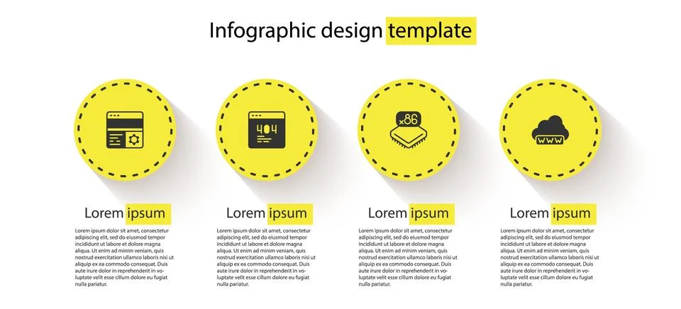 Set Debugging, Page with a 404 error, Processor microcircuits CPU and Web Stock Illustration