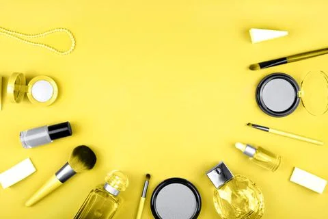 Set of decorative cosmetics for make up. Stock Photos