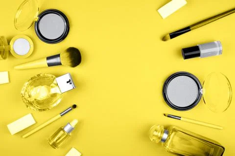 Set of decorative cosmetics for make up. Stock Photos