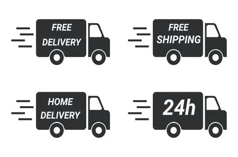 Set of delivery icons Stock-Illustration