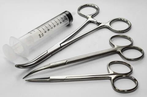 Set of dental tools Stock Photos