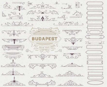 Set of Design Resources. Stock Illustration