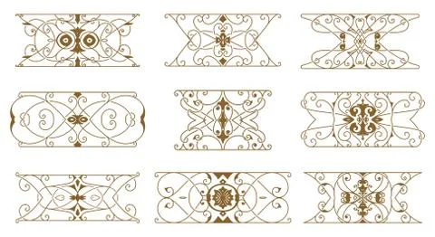 Set of Design Resources. Vectors Stock Illustration