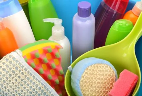 Set detergents 写真素材
