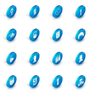 Set Detonate dynamite bomb stick and timer clock, Target sport for shooting Stock Illustration