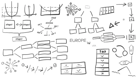 A set of diagrams and elements Stock Footage 103516060