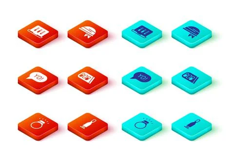 Set Diamond ring, Bullet, Yo slang lettering, Drum machine music, Bandana and Stock Illustration