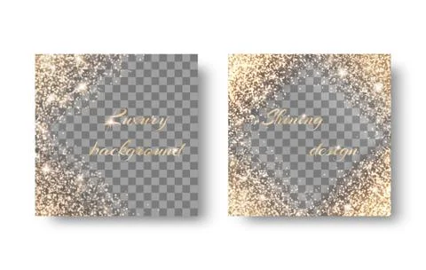 Set diamonds on a transparent background Stock Illustration