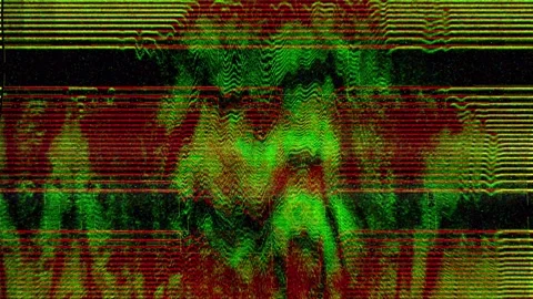 Set of different Analogue Moving Noise texture Video stock 327325633