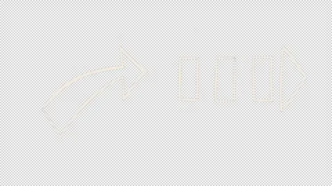 Set of different animated arrows. Video stock 268879461