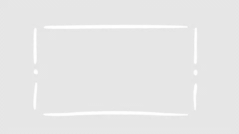 Set of different animated hand drawn frames. Video clip with alpha channel. Stock Footage 268880437