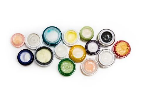 Set of different cosmetics cream Stock Photos