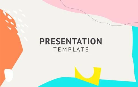 Set of different cutout abstract shapes. Collection of geometric elements.Bright Stock Illustration