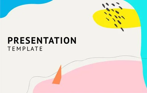 Set of different cutout abstract shapes. Collection of geometric elements.Bright Stock Illustration