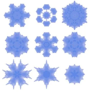 Set of Different Ornamental Rosettes Set of Different Ornamental Rosettes ... 스톡 사진