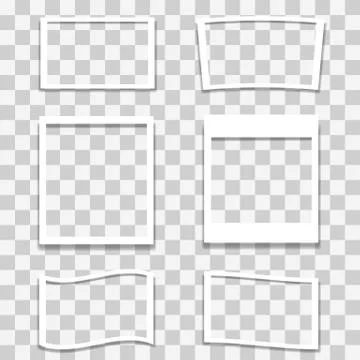 Set of Different Photo Frames Stock Illustration