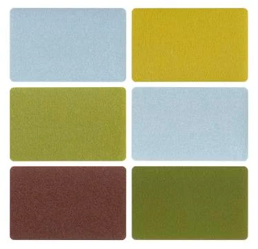 Set different plastic cards Foto stock