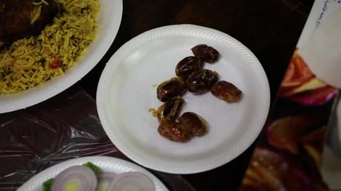 A set of different rural arabic dishes. Stock Footage 201157747
