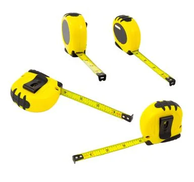 Set of different views of construction ruler Stock Photos