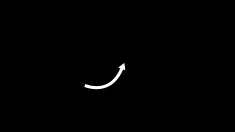 Set of directional animated arrows for seamless motion graphics Stock Footage 321062240