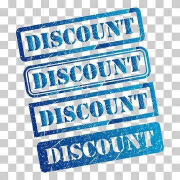 Set of Discount stamp symbol, label sticker sign button, text banner vector i Stock Illustration