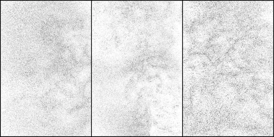 Set of distressed black texture. 스톡 일러스트