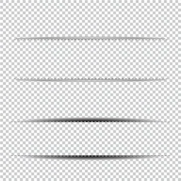 Set of Dividers Stock Illustration