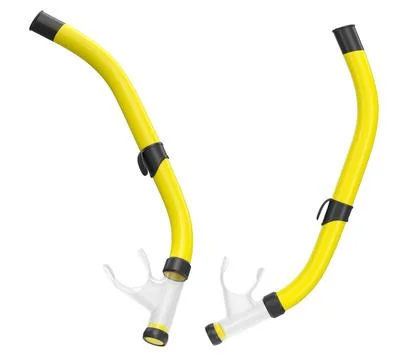 Set of diving mask and snorkel for snorkeling on white background. Stockillustratie