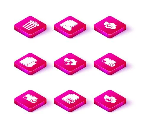 Set Document folder and check mark, PSD file document, with download, Cloud Stock Illustration