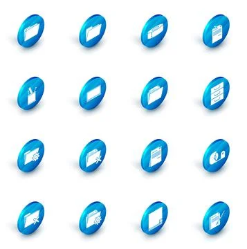 Set Document folder, Scotch, Note paper with pinned pushbutton, Pencil case Stock Illustration