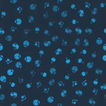 Set Dollar rate decrease, Briefcase, Hanging sign with Sale and  on seamless  Stock Illustration