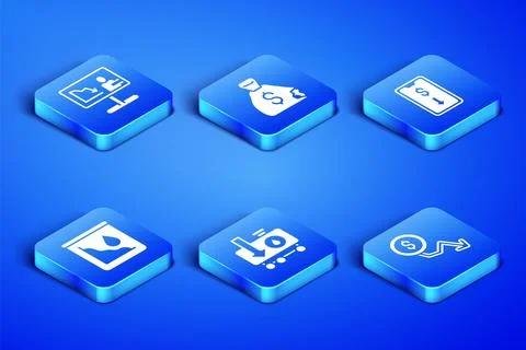 Set Dollar rate decrease, Global economic crisis news, Drop in crude oil price 库存插图