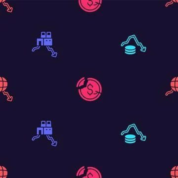 Set Dollar rate decrease, Shutdown of factory, and Global economic crisis on 库存插图