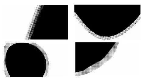 Set dots Background. Grunge Pattern. Pop-art Fade Overlay. Black and White Te Stock Illustration