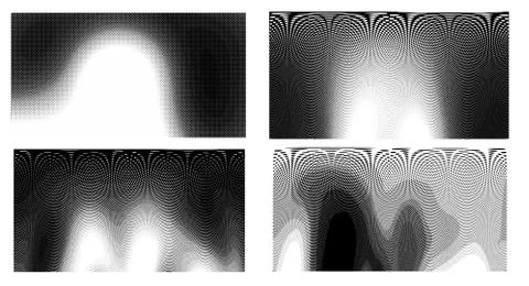 Set dots Background. Grunge Pattern. Pop-art Fade Overlay. Black and White Te Stock Illustration