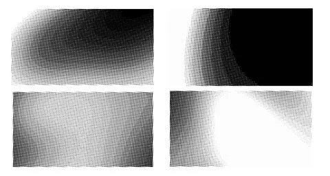 Set dots Background. Grunge Pattern. Pop-art Fade Overlay. Black and White Te Stock Illustration