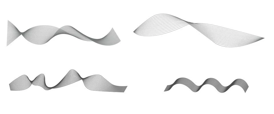 Set of dotted abstract forms. Distressed overlay texture. Vector illustration Stock Illustration