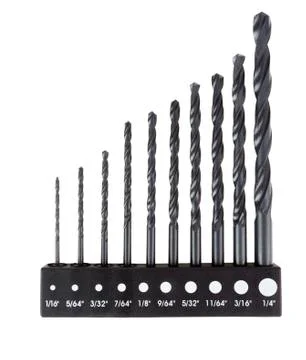Set of drill bits Foto stock