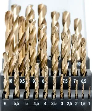 Set of drills Stock Photos