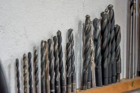 Set of drills Stock Photos