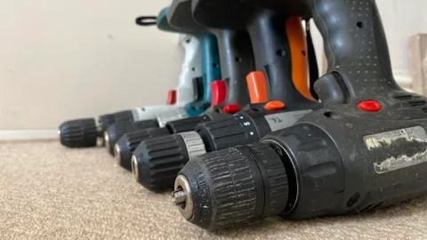 Set of drills Stock Photos