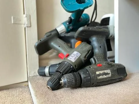 Set of drills Stock Photos