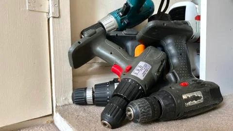 Set of drills Stock Photos