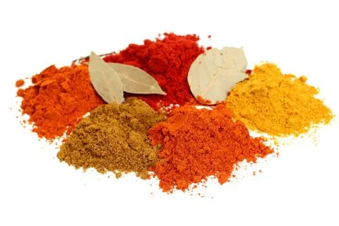 Set of dry spices Stock Photos