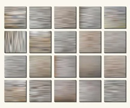 Set of dynamic patterns for decoration.Mesh grid. Stock Illustration