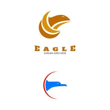 Set of Eagle Icon Vector Logo Template Illustration Design Stock Illustration