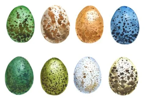 Set of Easter eggs Stock Illustration