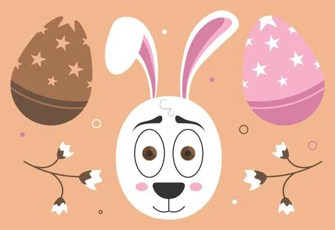 Set of Easter elements. 스톡 일러스트